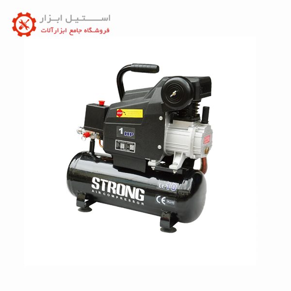 کمپرسور صنعتی 10 لیتری STG 10L مدل استرانگ