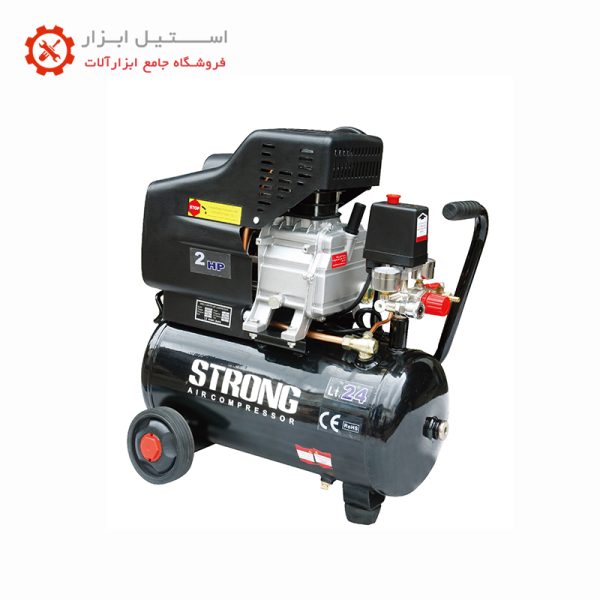 کمپرسور صنعتی 24 لیتری STG 24L مدل استرانگ