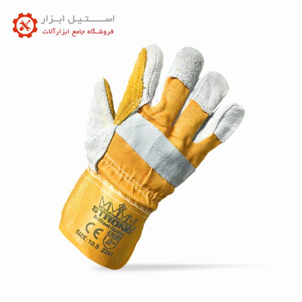 دستکش چرمی مهندسی مدل استرانگ